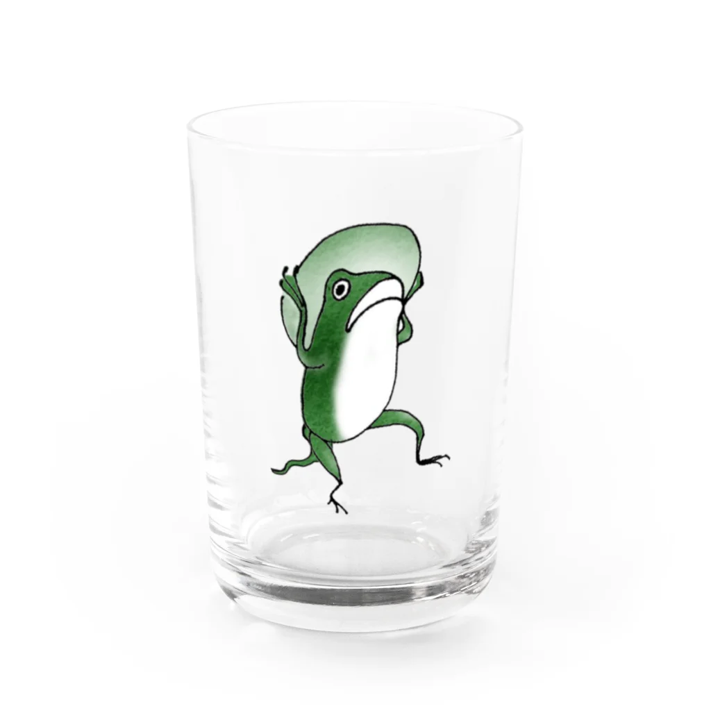 LaFioreの金魚づくし　カエルA　クリア Water Glass :front