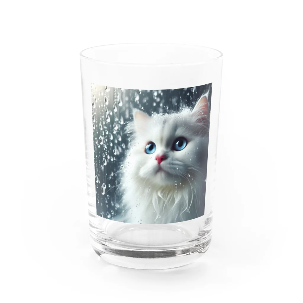 happy_meiの幸せをもたらす猫 Water Glass :front