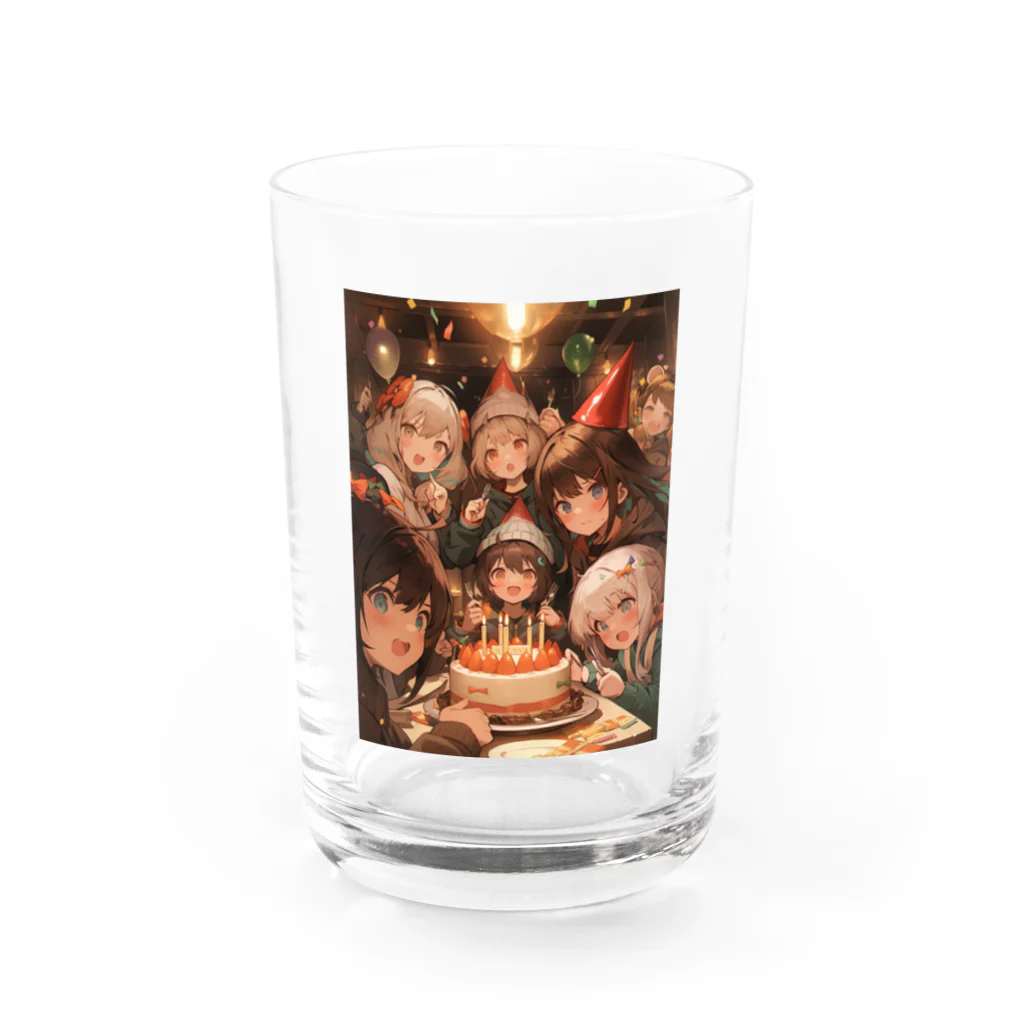 AQUAMETAVERSEの誕生日パーティーだ アメジスト 2846 Water Glass :front