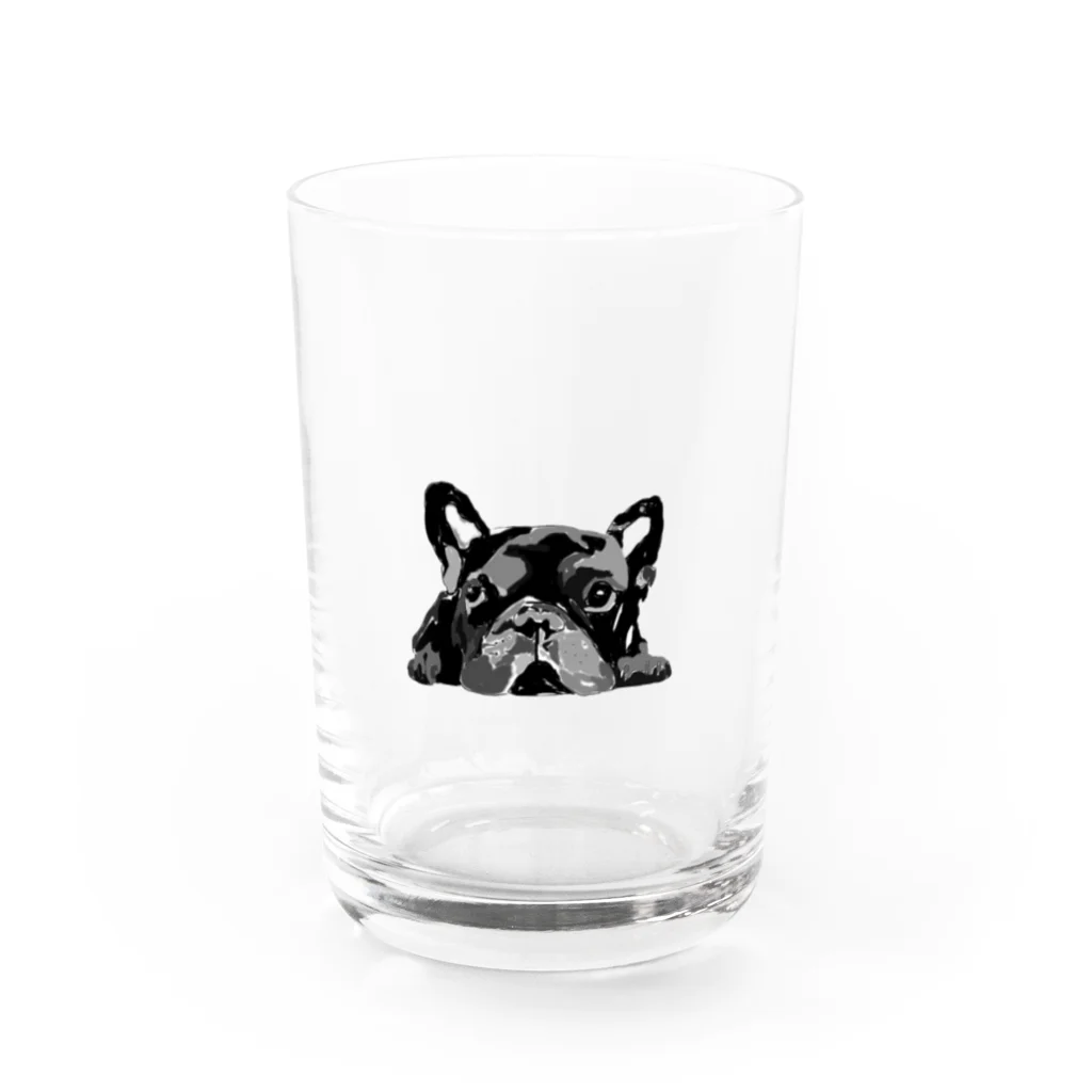 Bossのおねむぼすくん Water Glass :front