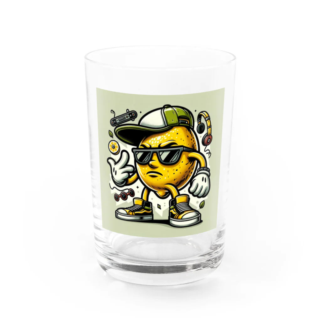 MonkeyGORILLAのワイルドレモン Water Glass :front
