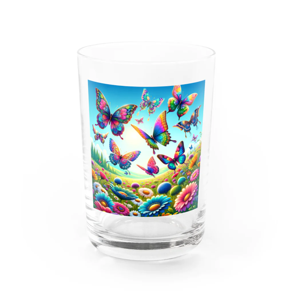 すずらん24の幸運のお花畑 Water Glass :front