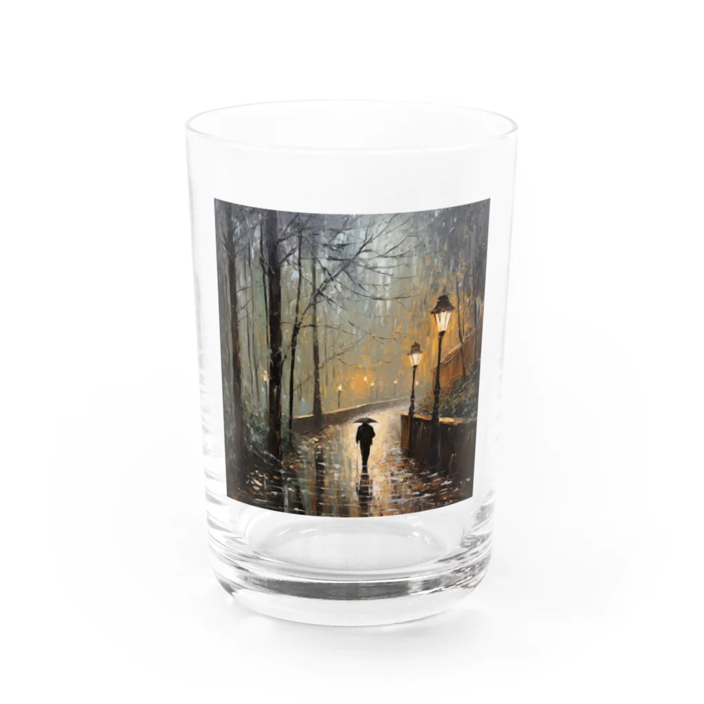 MMKYCの小雨降る午後の帰宅 Water Glass :front