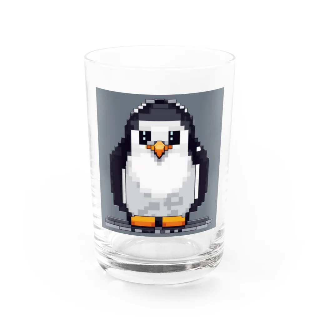 hakusyuuの優しい眼差しペンギン Water Glass :front