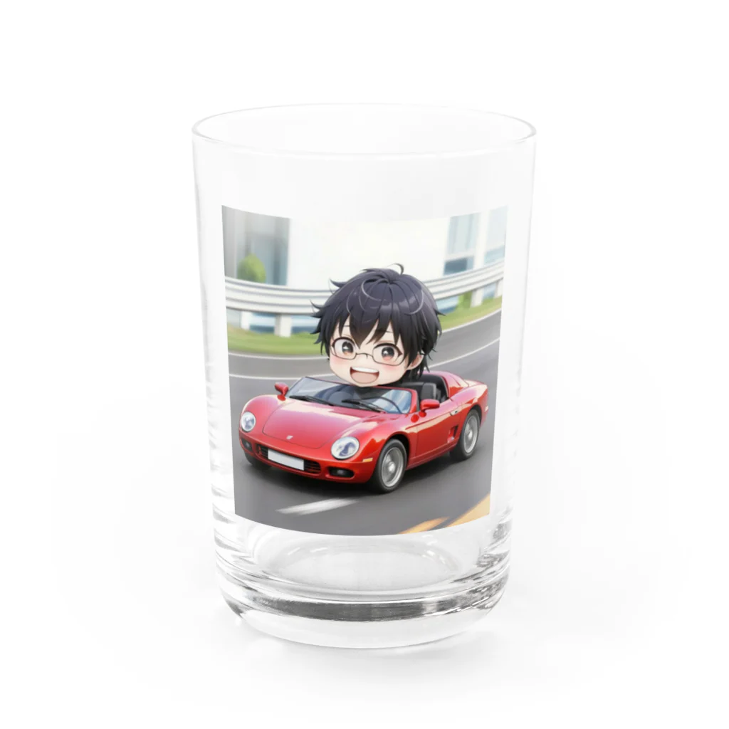 なお（ｻﾗﾘｰﾏﾝ）＠AI使って情報発信中のオープンカードライブ＠サラリーマン Water Glass :front