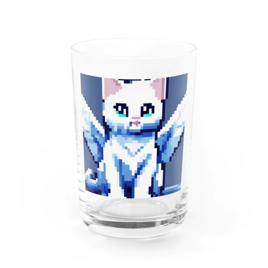 青空地域猫集会《遊》の多分助けてくれるタイプの猫 Water Glass :front