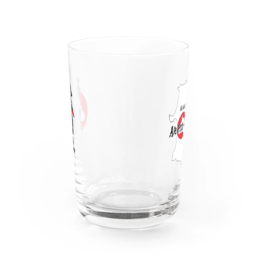 blue-birdの秋田牛 Water Glass :front