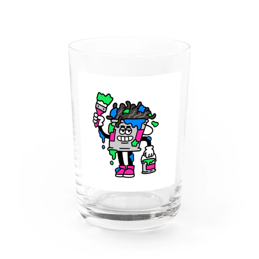 ホームプラスのホープくん Water Glass :front