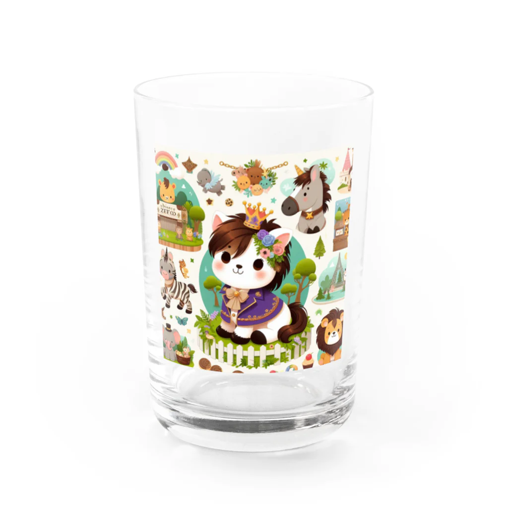 deepspeedkazumannのゆかいなZOO Water Glass :front