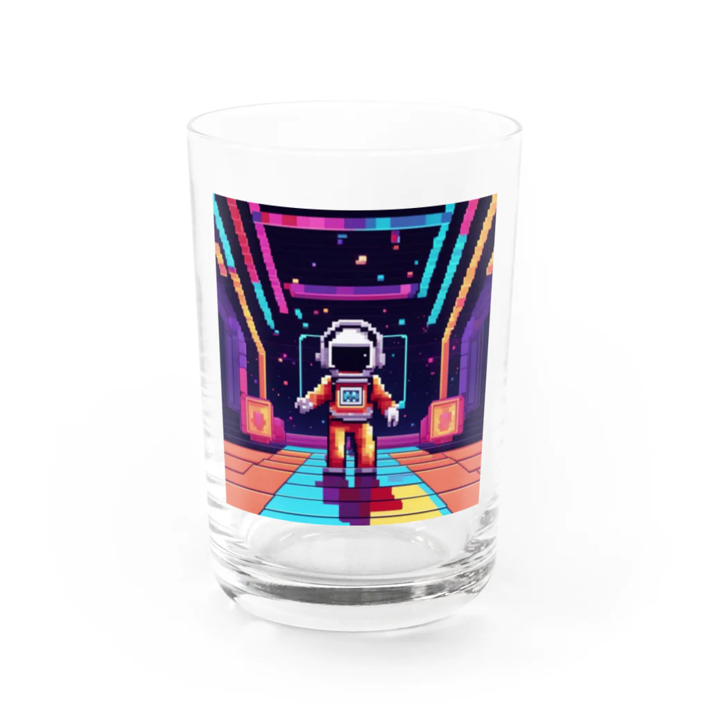 jsaofsjofaakoの宇宙船の中のダンスフロア Water Glass :front