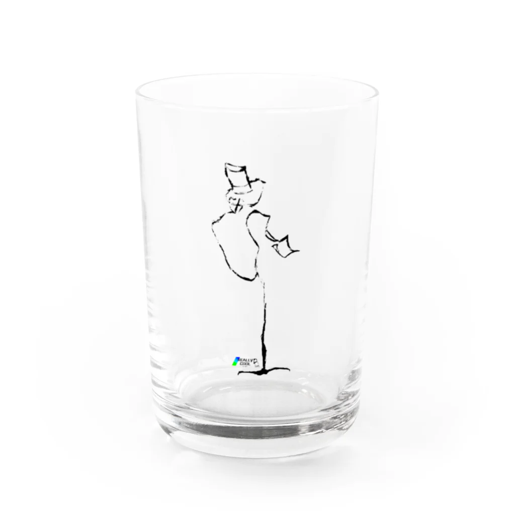 ReallyCoolMamoruのCalm Gentleman Adviser Water Glass :front