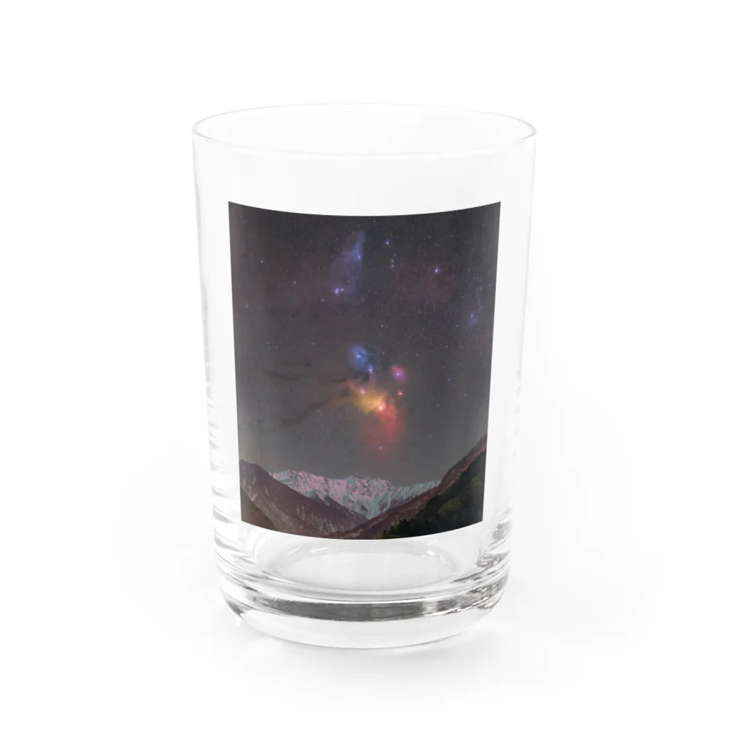 S204_Nanaの赤石岳に昇る蠍座 Water Glass :front