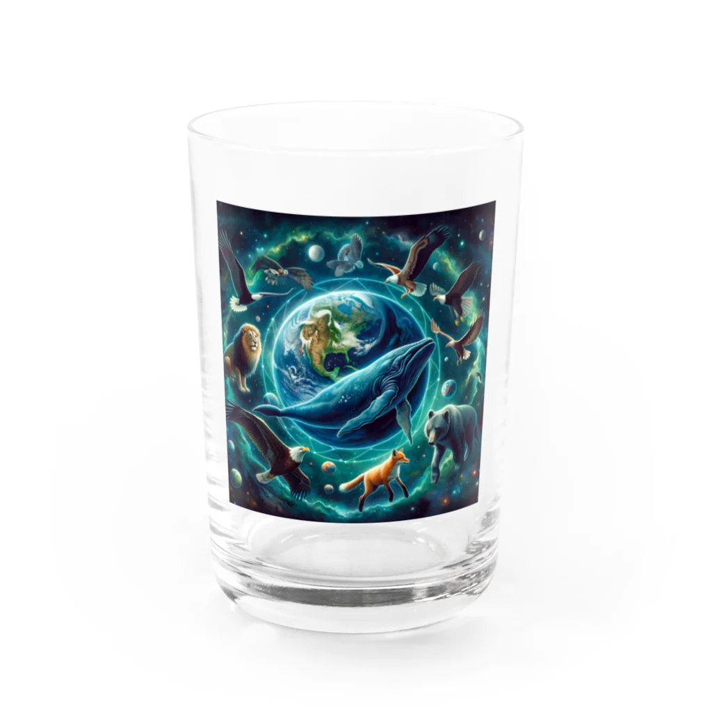 my82の宇宙のすべて Water Glass :front