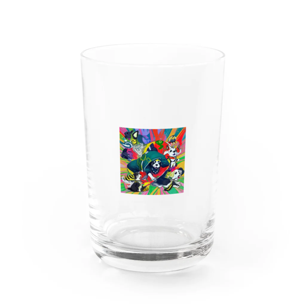 FoL_andのdogまん Water Glass :front