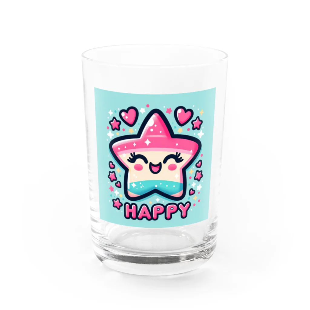 メアリーの星空とLINEスタンプ風デザインが絶妙 Water Glass :front