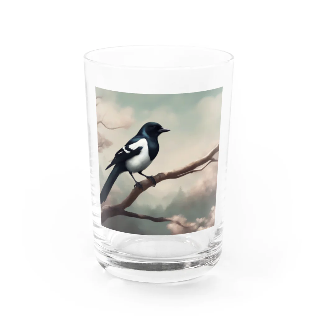 Banzoku@鷺師のお店のカササギ Water Glass :front