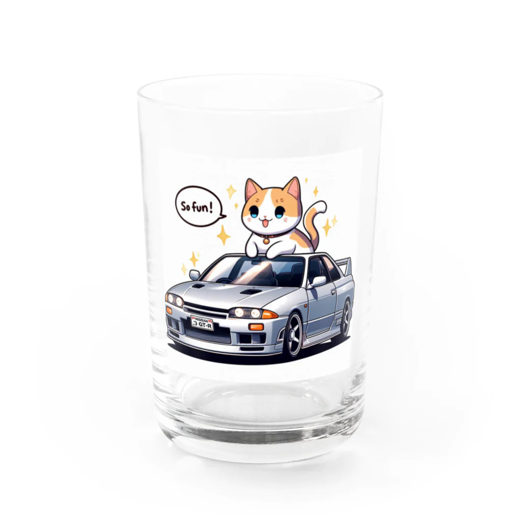 takkun0328のGT-Rキャットアドベンチャー Water Glass :front