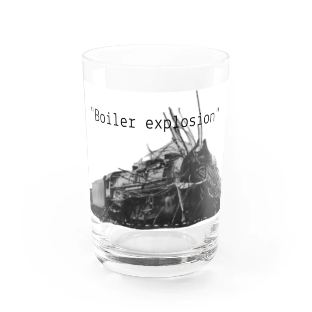 westside storeの"Boiler explosion"  Water Glass :front