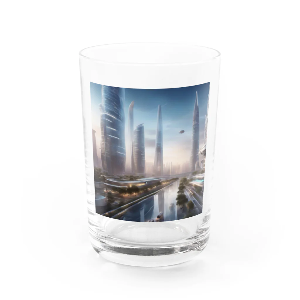 Banksy-sの3. Futura Metropolis Water Glass :front