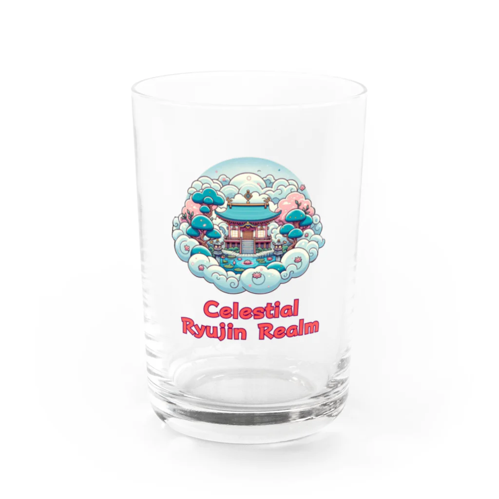 大江戸花火祭りのCelestial Ryujin Realm～天上の龍神社3～4 Water Glass :front