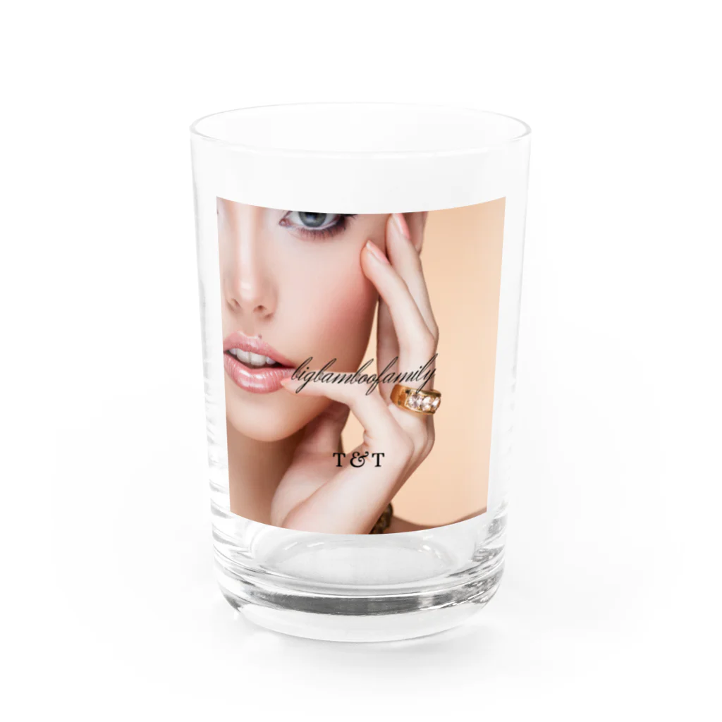 bigbamboofamilyのbigbamboofamily Water Glass :front