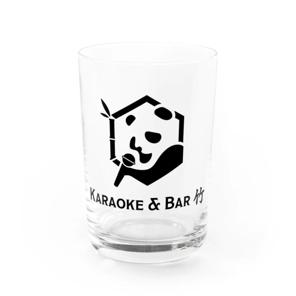 KaraokeBarTAKEの竹パンダグッズ Water Glass :front