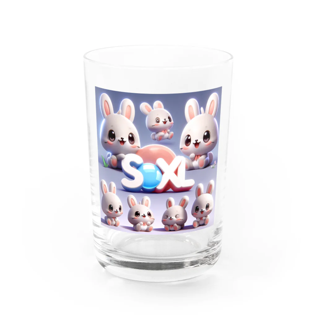 Bunny RingのSOXL Kabukura girls Water Glass :front