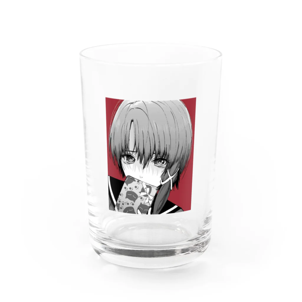 赤い鳥居のlain  Water Glass :front