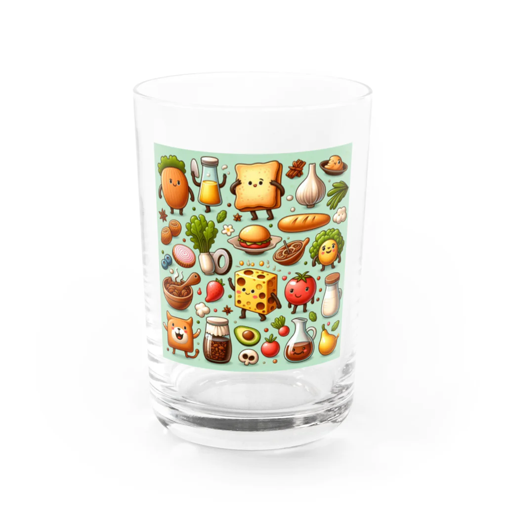 anon_の食材妖精 Water Glass :front