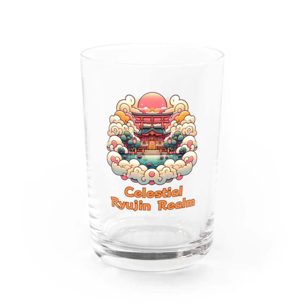 大江戸花火祭りのCelestial Ryujin Realm～天上の龍神社7~6 Water Glass :front