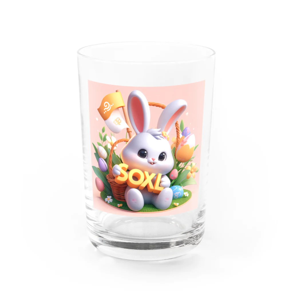 Bunny RingのSOXL Spring Water Glass :front