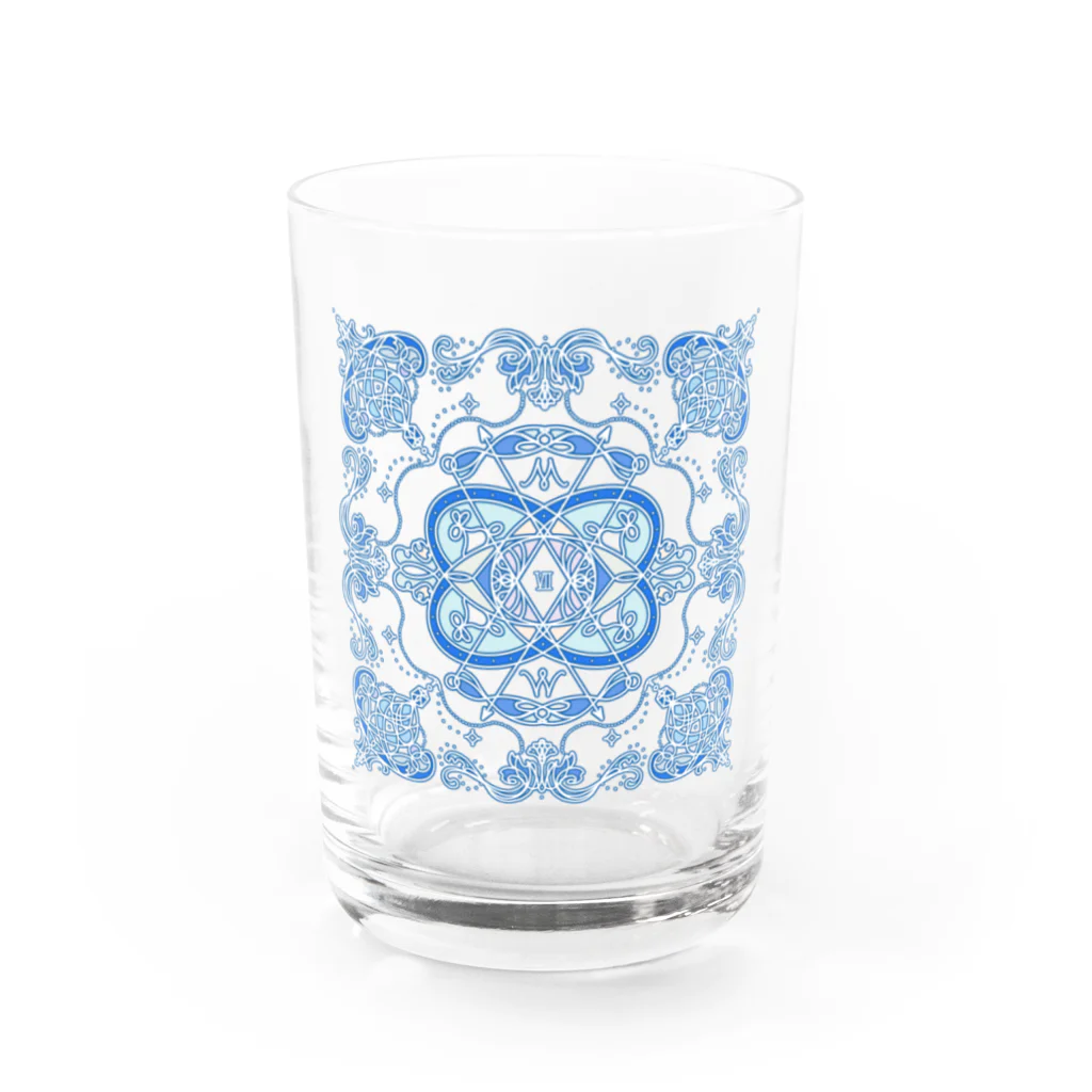 えむのみせの【期間限定】登録者20万人記念パターン(えむちゃんねる) Water Glass :front