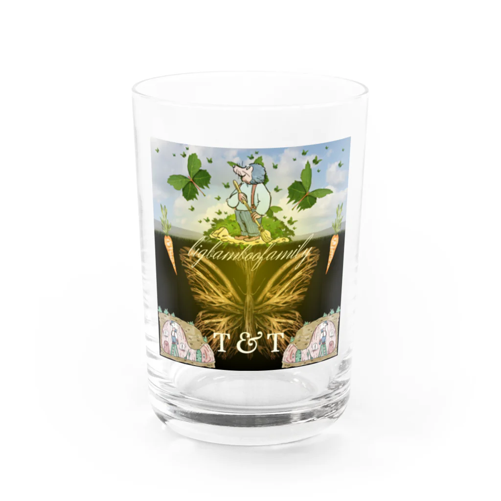 bigbamboofamilyのbigbamboofamily Water Glass :front