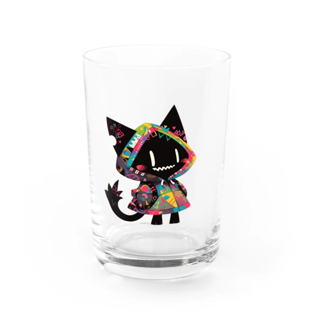 ヒロのぎざくろくん Water Glass :front