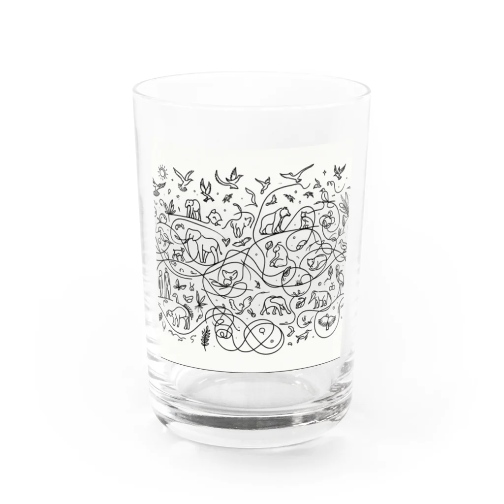 OFAFOのライフサークル Water Glass :front