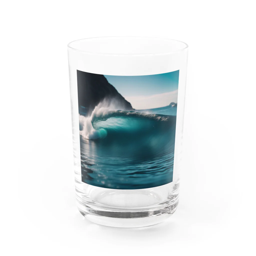 EddieのWAVES Water Glass :front