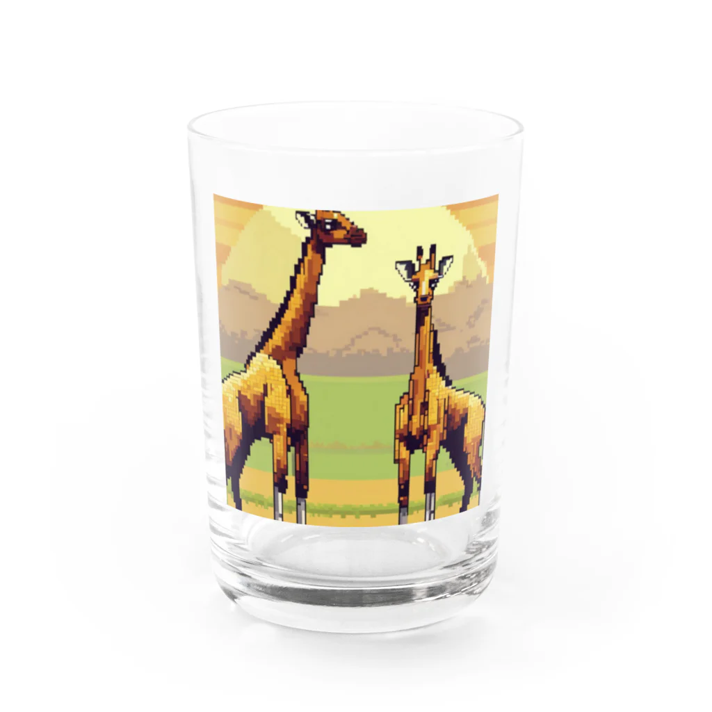 yopipidazeのキリンくん Water Glass :front