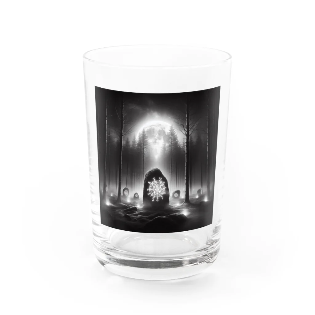 Akiraのルーン文字 Water Glass :front