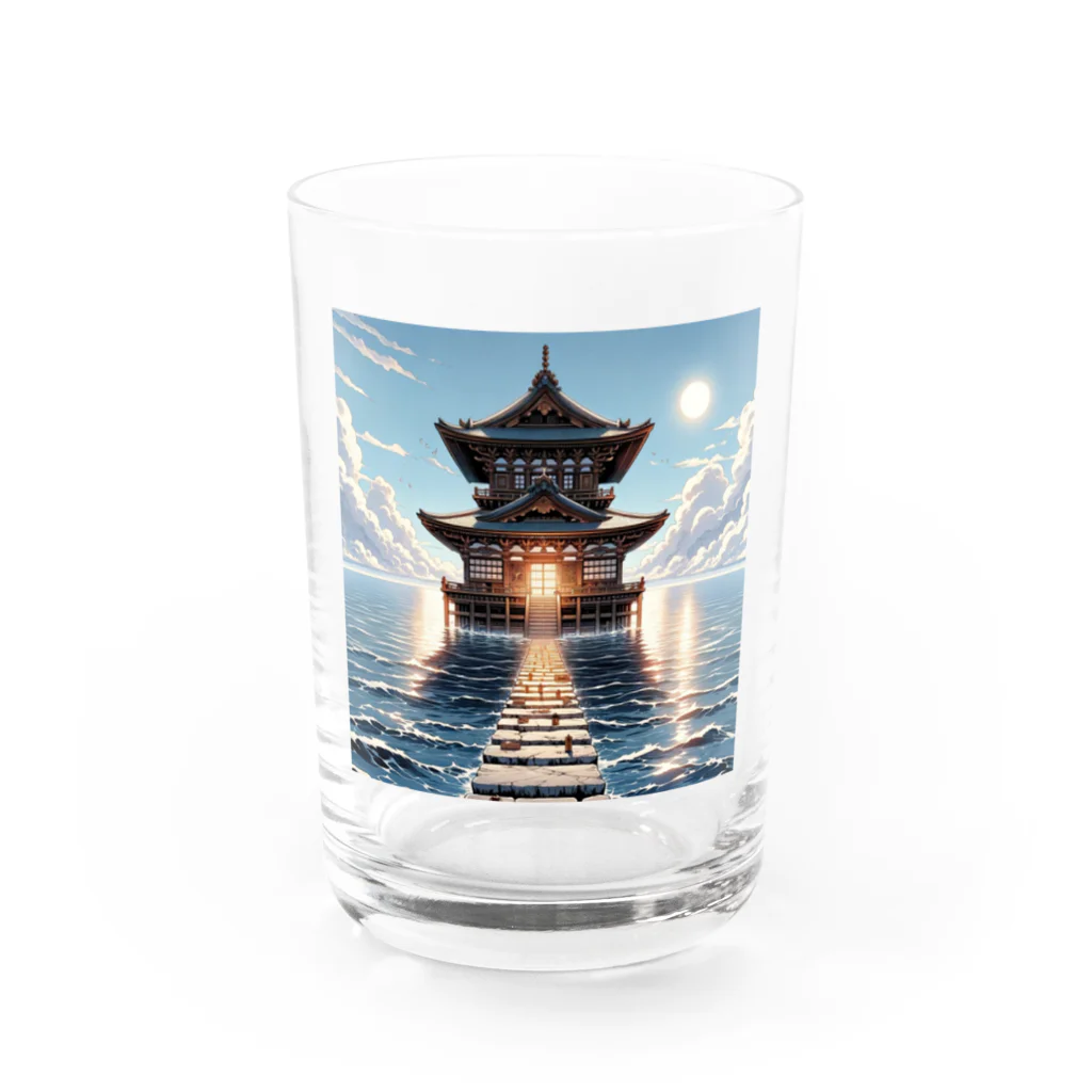 Irregular is beautifulのSanctuary of the Sea: Pathway to Serenity Water Glass :front