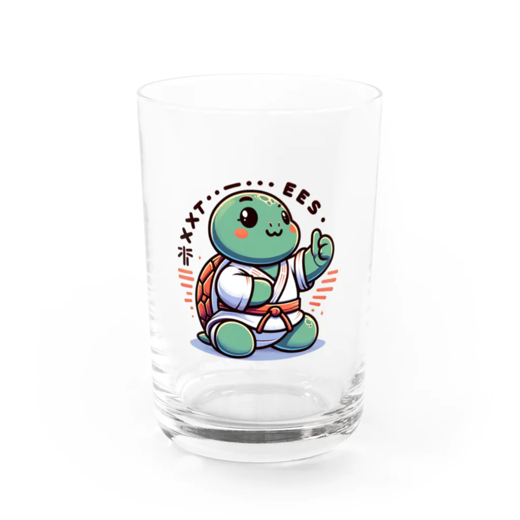 Mushikingの武道カメ Water Glass :front