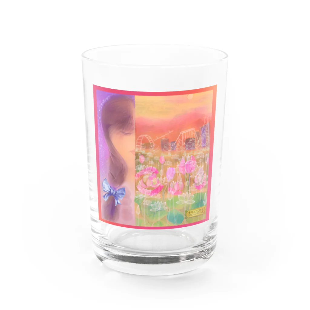 キキとココからのMy lost memories／Rebirth Water Glass :front