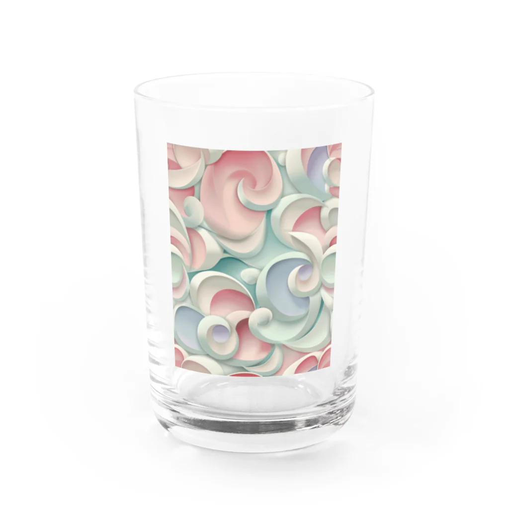 Chi3の穏やかなカール Water Glass :front