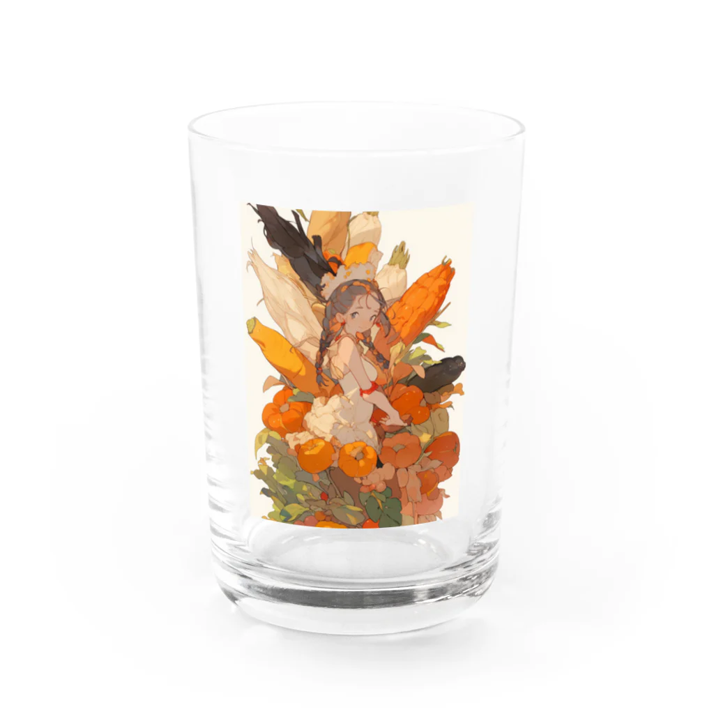 AQUAMETAVERSEの野菜娘　なでしこ1478 Water Glass :front