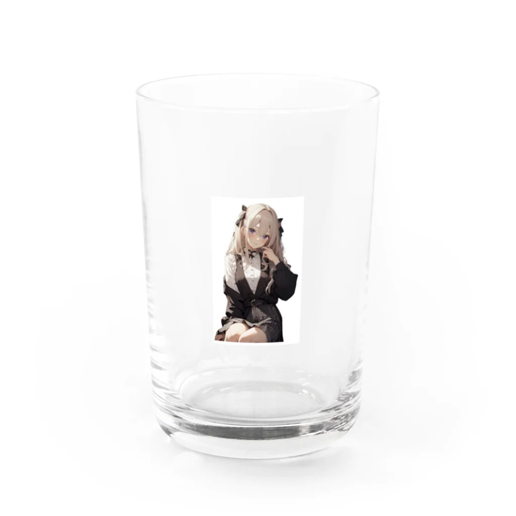 ビッグスマイルライフの金髪美女 Water Glass :front