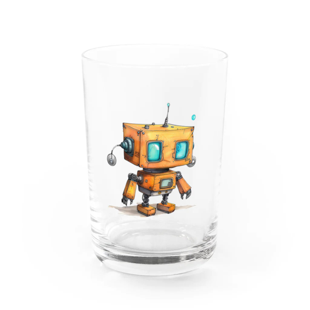 Sachi0625のレトロ戦闘ロボットＨ Water Glass :front