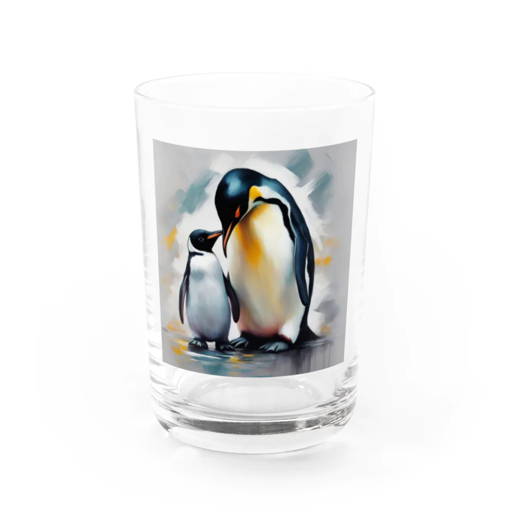 akipen76の愛する家族と幸せに暮らすペンギン グラス前面