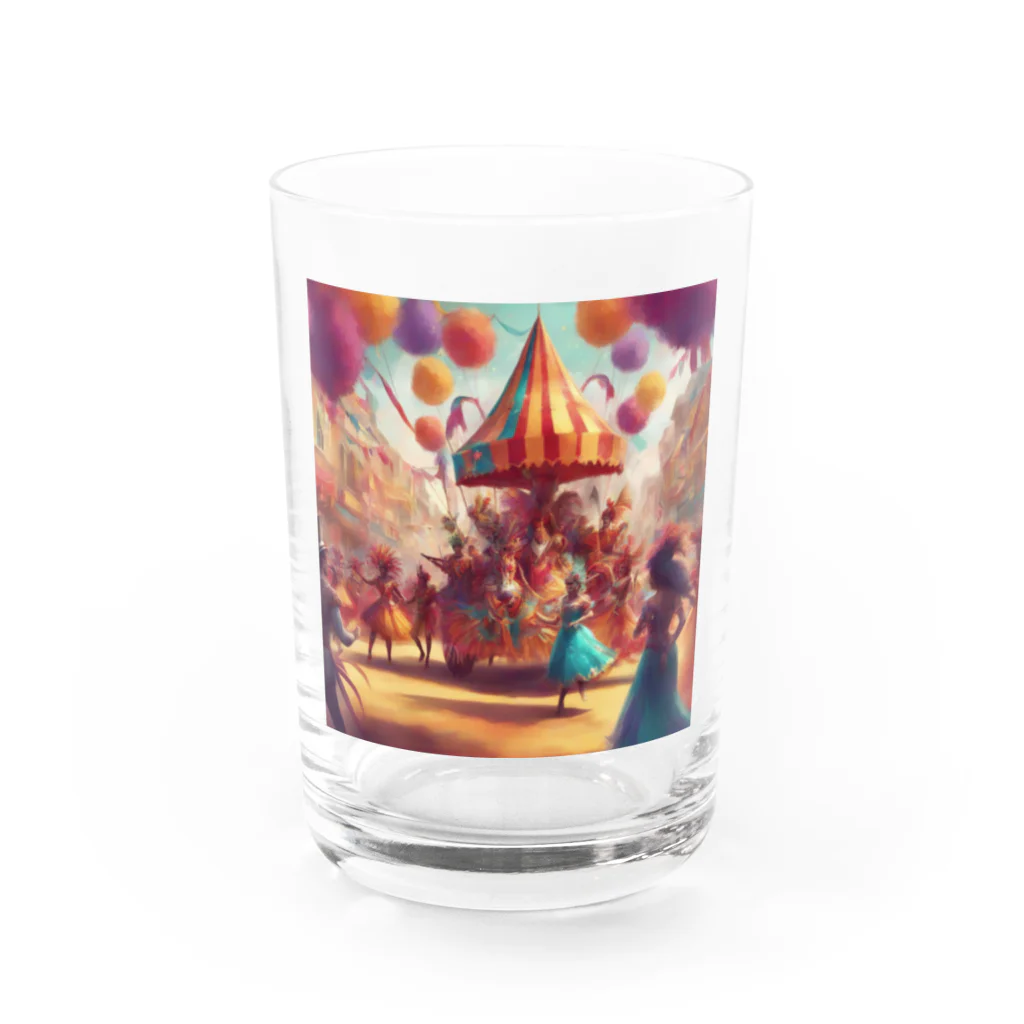 ひろぴーのサーカス Water Glass :front