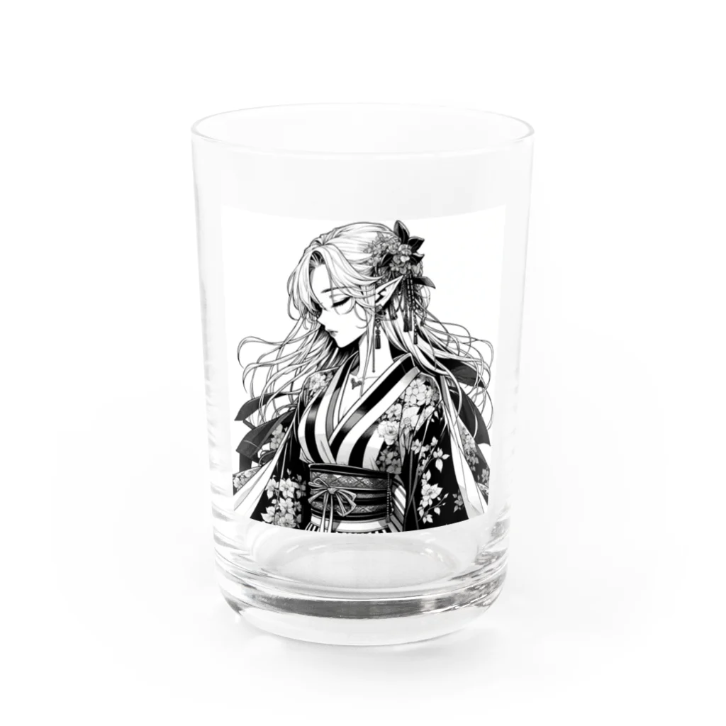 NoNo_8_11の和装エルフ Water Glass :front