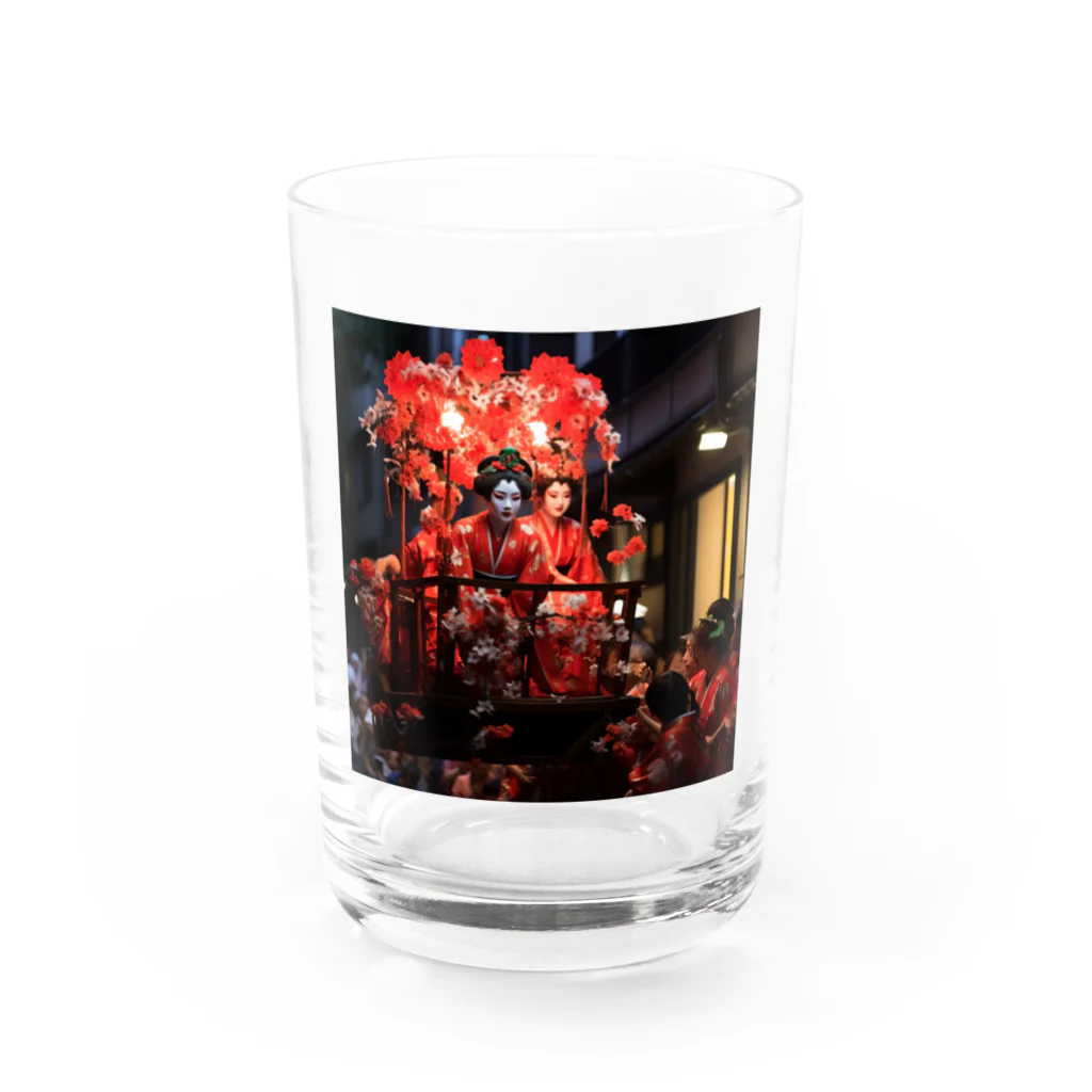 AQUAMETAVERSEの日本三大祭り　祇園祭　akari 2204 Water Glass :front