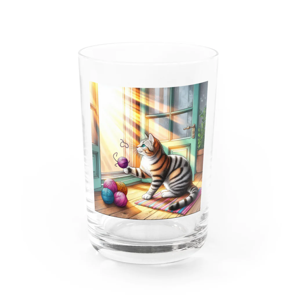 Akiraのねこ Water Glass :front